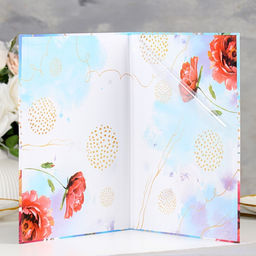 Свидетельство о заключении брака Цветение софт тач, тиснение, маргаритки, 31х22,5 см - Дарим Красиво фото 4