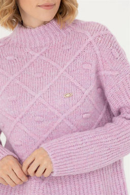 Женская розовая водолазка - U.s. polo assn фото 7