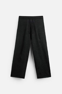 CREASED-EFFECT KNIT TROUSERS - Zara фото 6