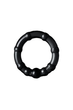 Набор колец TOYFA A-toys, TPE, черные, 3,5/3/2 см