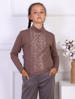 Водолазка Доминика кофе - Ладошки фото 7