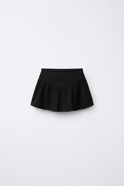 BRODERIE ANGLAISE RUFFLE SKIRT