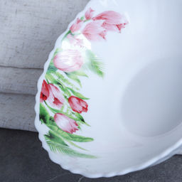 Набор суповых тарелок 6 штук 480 мл 155 мм / TW-60XN (7259) /уп 12/ Тюльпаны - ГалеонТрейд фото 4