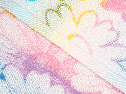 Полотенце махровое 6с104.411ж1 Ромашковый букет (белая рад) 67х40см