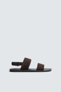 SANDALIA TIRAS PIEL / Marr?n - Zara фото 4