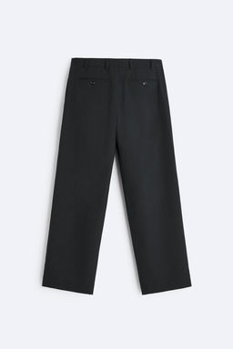 STRAIGHT-LEG WOOL BLEND TROUSERS - Zara фото 7