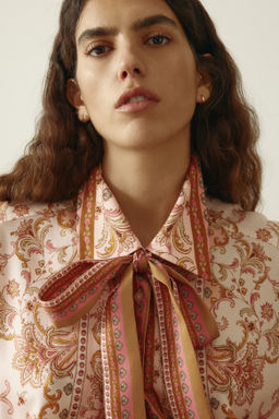 Camisa estampada en lyocell - H&m фото 7