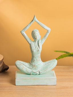 Сувенир «Медитация», 22×10×35 см, дерево, мятный