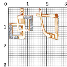 СЕРЬГИ 33814147Д - Красная пресня фото 2