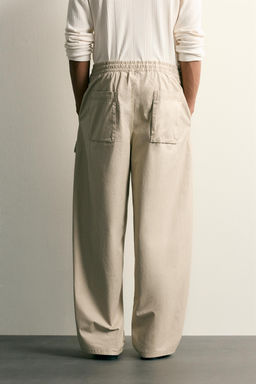 PANTAL?N CARGO RELAXED FIT / Beige - Zara фото 3