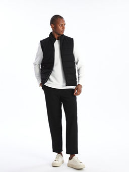 Slim Fit Dik Yaka Erkek ?i?me Yelek