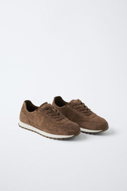 LEATHER SNEAKERS - Zara фото 3