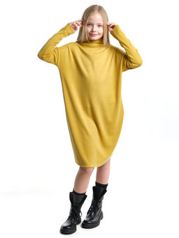 Платье для девочки UD 7849 горчичный