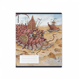 Цена за 5 шт. Тетрадь общая ученическая с пластиковой обложкой на скобе ErichKrause Волшебное путешествие, А5+, 48 листов, клетка_MIX-PACK фото 6