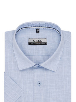 Сорочка мужская короткий рукав GREG 213/201/FL/Z/2p  фото 3