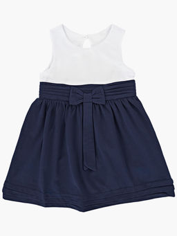 Платье для девочки UD 1618 бел/синий - Mini maxi фото 2