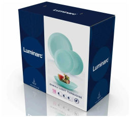 Набор столовый ДИВАЛИ ЛАЙТ ТЮРКУАЗ 18 предметов арт.P2963 /Люминарк/ - Luminarc фото 13