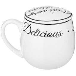 КРУЖКА ЗАВАРОЧНАЯ LEFARD BON APPETIT С МЕТАЛЛ. СИТОМ И ФАРФОР. КРЫШКОЙ 420 МЛ  фото 6