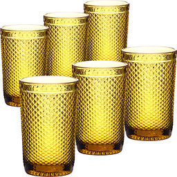 30477 Набор стаканов 370 мл 6шт ЯНТАРНЫЙ LR (х4) - Mayer&boch фото 2