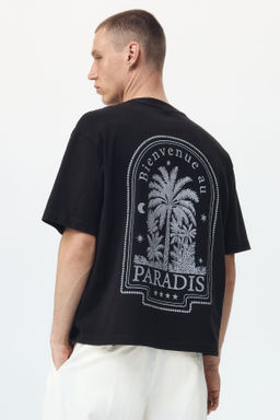 Camiseta estampada de algod?n Relaxed Fit - H&m фото 7