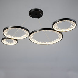 Светильник «Кристалл» LED 130 Вт 3000-6000К черный 96×55×100 см BayerLux