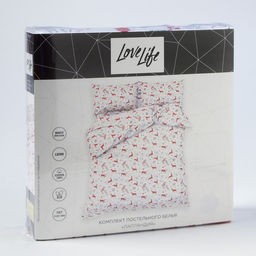 Постельное бельё LoveLife 2сп Лапландия, 175х215см, 200х225см, 50х70см-2шт, 100%хлопок, сатин  фото 5