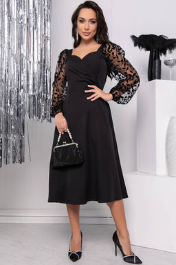 Платье Ночь нежна (черное) П7509 - Lt collection фото 5