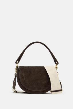 LEATHER CROSSBODY BAG - Zara фото 12