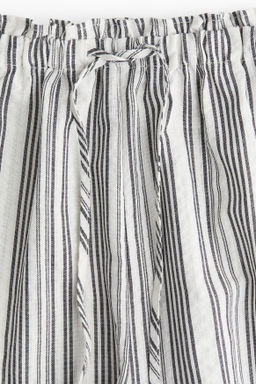 Pantal?n corto de talle alto cord?n de ajuste - H&m фото 2