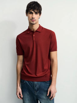 Джемпер поло regular fit / Zarina фото 3