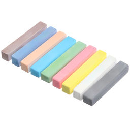 Цена за 4 шт. Мелки цветные школьные 9 шт. «Тачки»