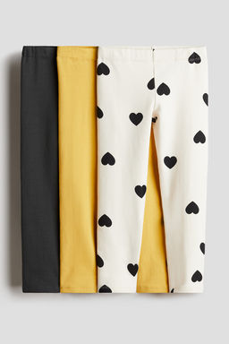 Pack de 3 leggings en punto grueso