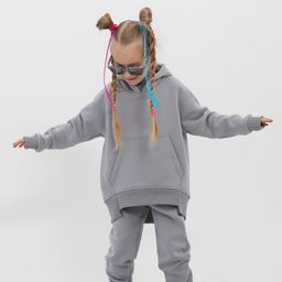 Худи for kids COLOUR MIX, серый