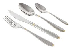 Набор столовых приборов Julia Gold, 6 персон, 24 предмета