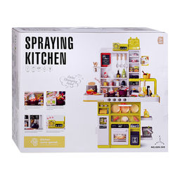 Набор кухня "Весёлый поварёнок" с паром (108 предметов) в коробке