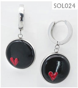 Серьги из муранского стекла