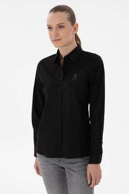 Kad_n Siyah Uzun Kollu Basic G_mlek Sepette S_rpriz _ndirim