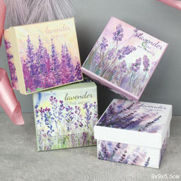 Коробка подарочная Лаванда / S111-SY623 /уп 12/216/микс