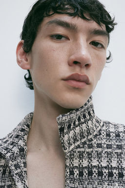 Polo de tweed Loose Fit - H&m фото 3