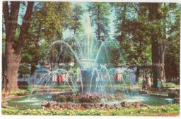Открытка Ленинград Петродворец. Фонтан Сноп