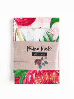 Набор кухонных полотенец Доляна Самой заботливой, 35?60 см-2 шт., 100% хл