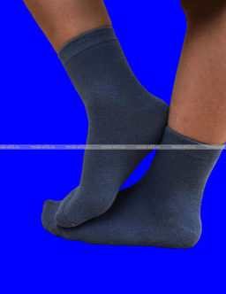 Цена за 10 пар. Золотая Игла носки подростковые с-401 с лайкрой серые