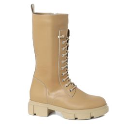 Женские полусапоги GIANNI RENZI Артикул 3205791, бежевый