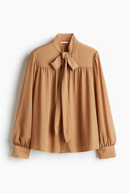 Blusa de gasa con lazada - H&m фото 2