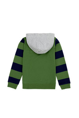 Зеленый свитшот для мальчика - U.s. polo assn фото 3