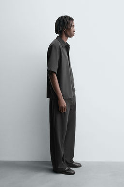 RELAXED FIT FLOWING SHIRT - Zara фото 4
