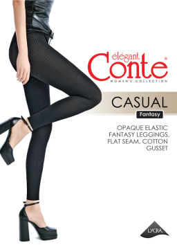 Легинсы женские CASUAL (24/1) - nero - Conte elegant фото 2