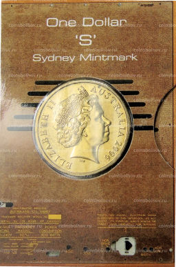 Монета 1 доллар 2006 года S Австралия 50 лет австралийскому телевидению (в блистере)