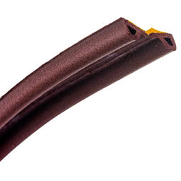 Уплотнитель резин.самокл.Р-проф. коричневый 9х5.5ммх12м