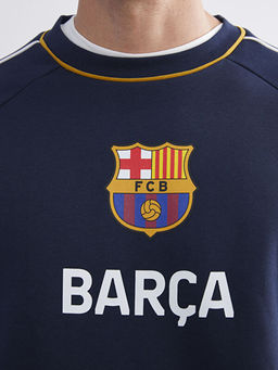 Barcelona Bask?l? Erkek Sweatshirt